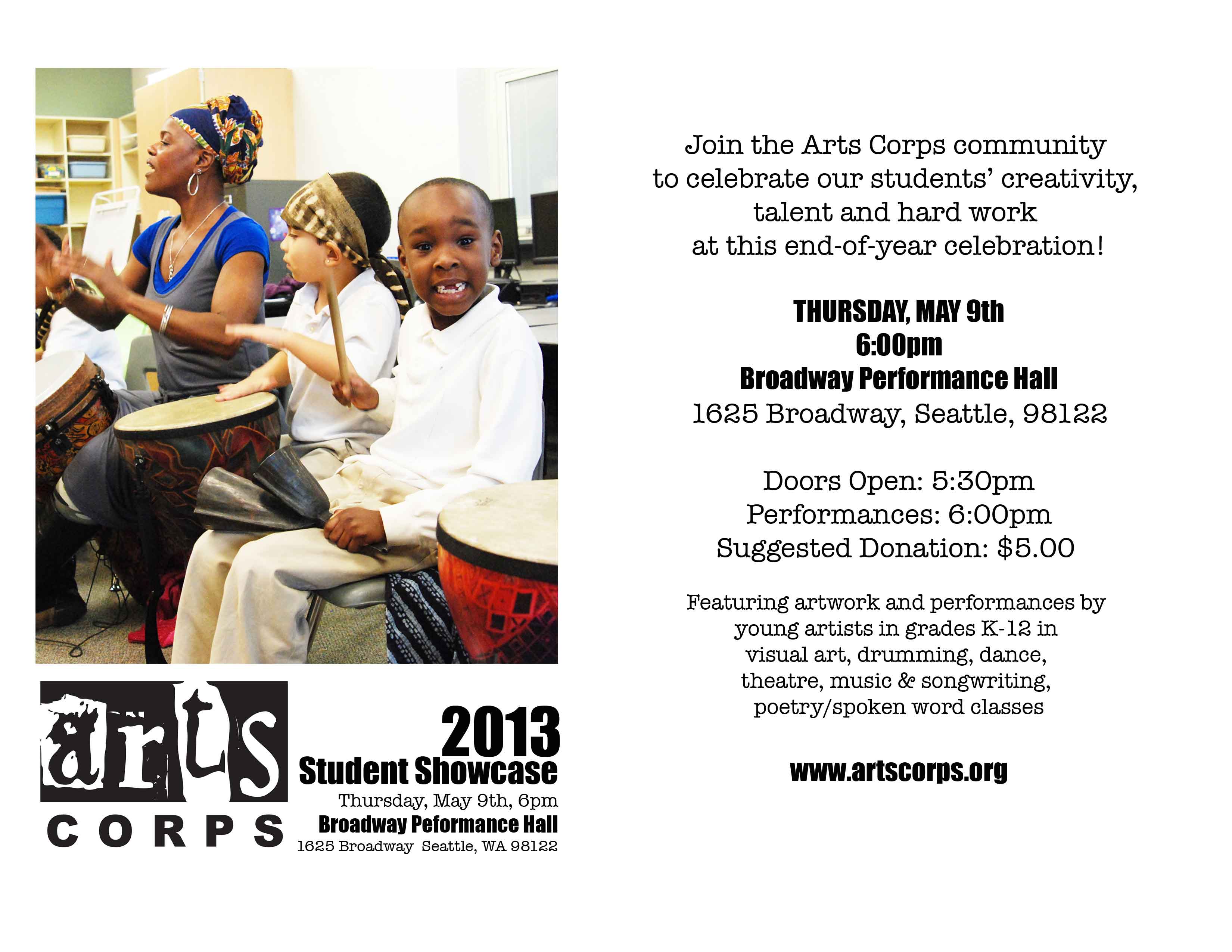 ArtsCorps_2013ShowcaseFlyer